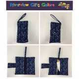 Nappy Wallet - Blue Pattern